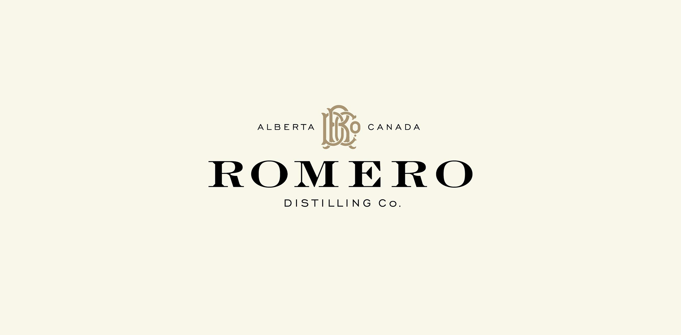 Romero Distilling Co. Logo Design
