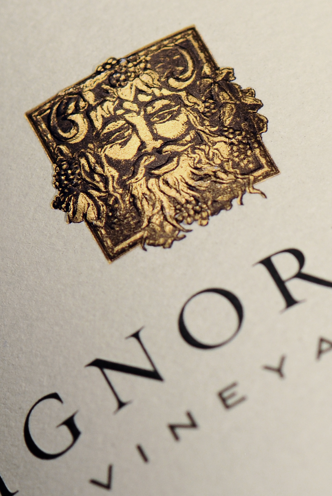 Signorello Vineyards Wine Label Design Detail