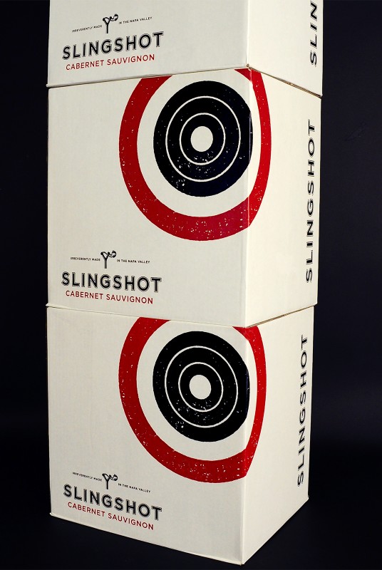 Slingshot Wines Shipper Design