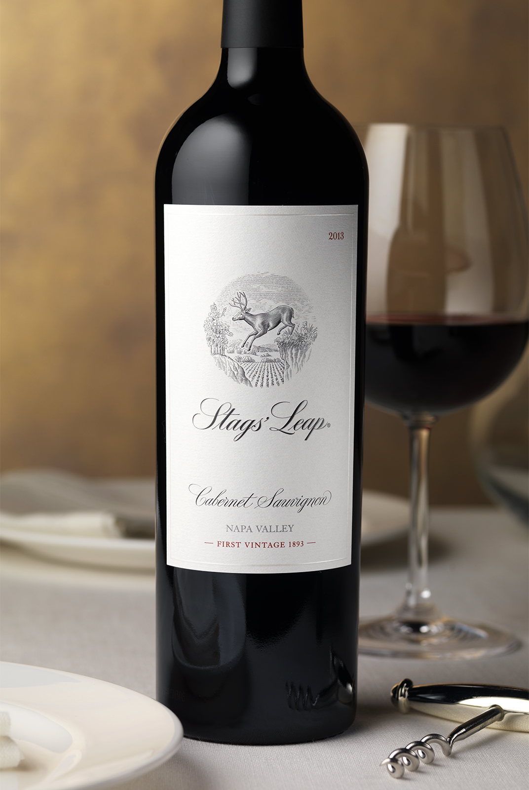 Stags’ Leap Winery Napa Valley Cabernet Sauvignon Wine Packaging Design & Logo