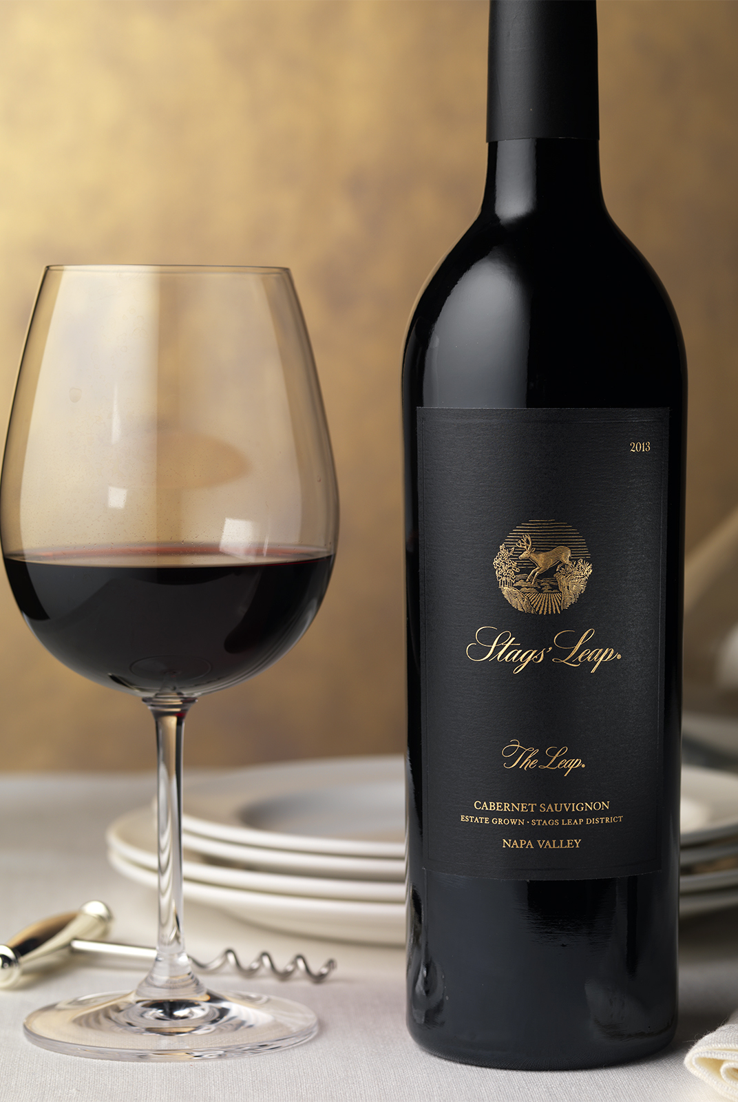 Stags’ Leap Winery The Leap Cabernet Sauvignon Wine Packaging Design & Logo