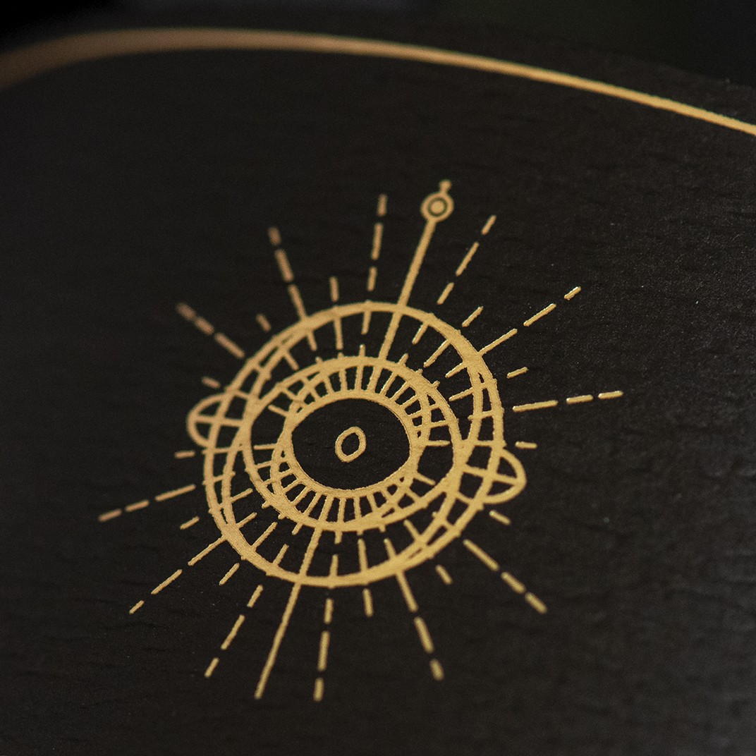 Voodoo Black Magic Wine Label Design Detail