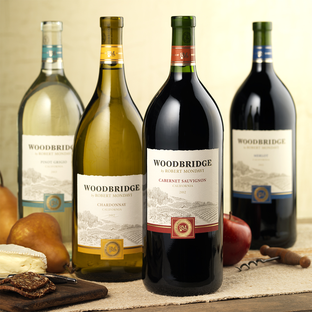 Woodbridge 1.5L Wine Packaging Design & Logo