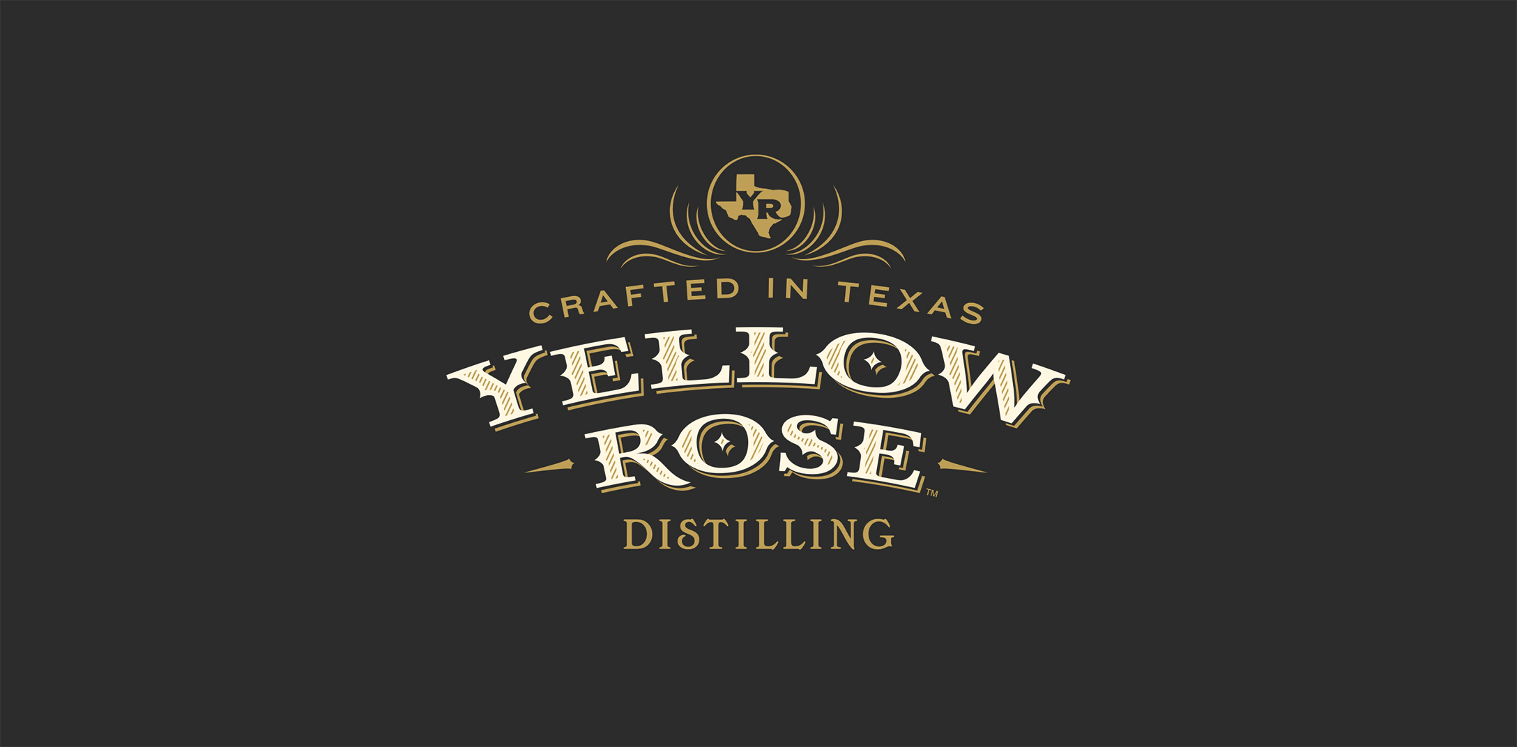 Yellow Rose Distilling Logo Design