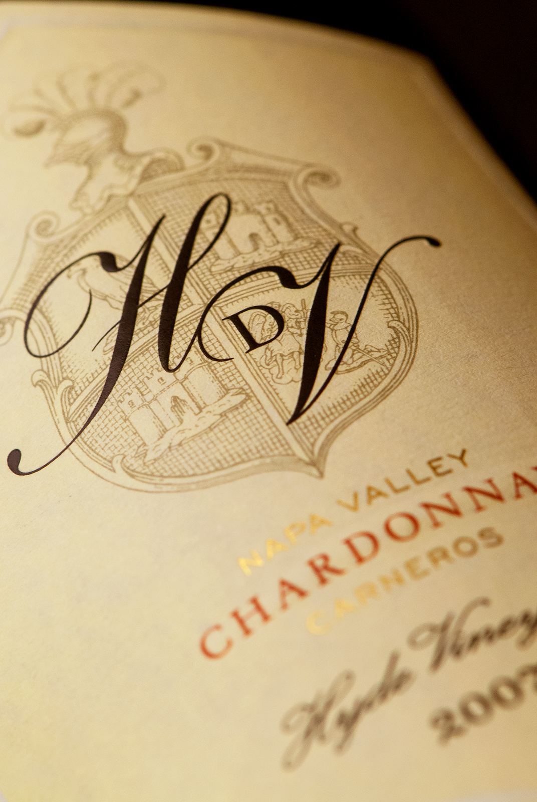 HdV Wines Label Design Detail