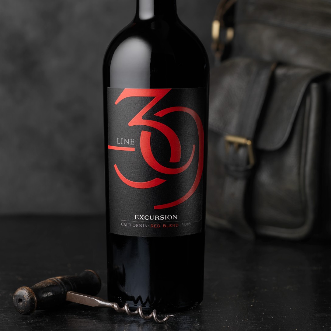 Line 39 Excursion Wine Packaging Design & Logo