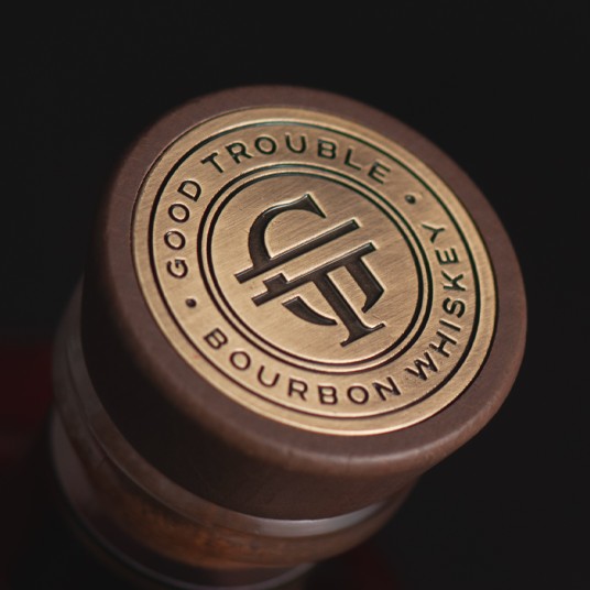 Good Trouble Bourbon Closure Design Detail