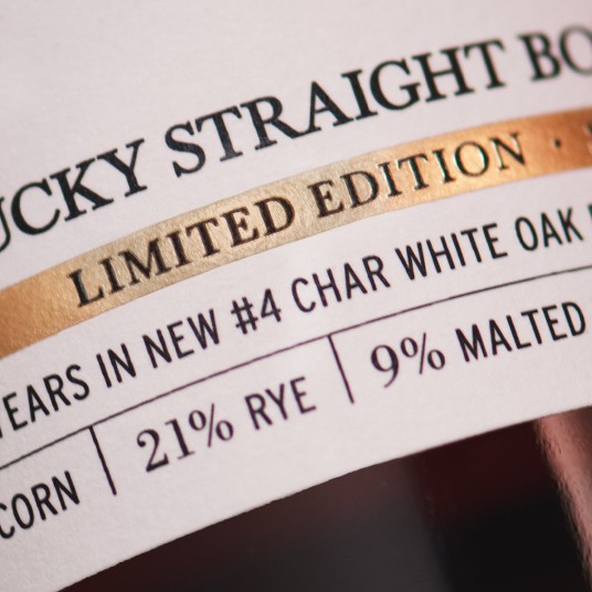 Good Trouble Bourbon Label Design Detail