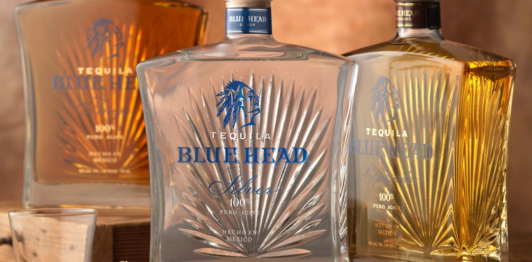 Blue Head Tequila Design | CF Napa Brand Design