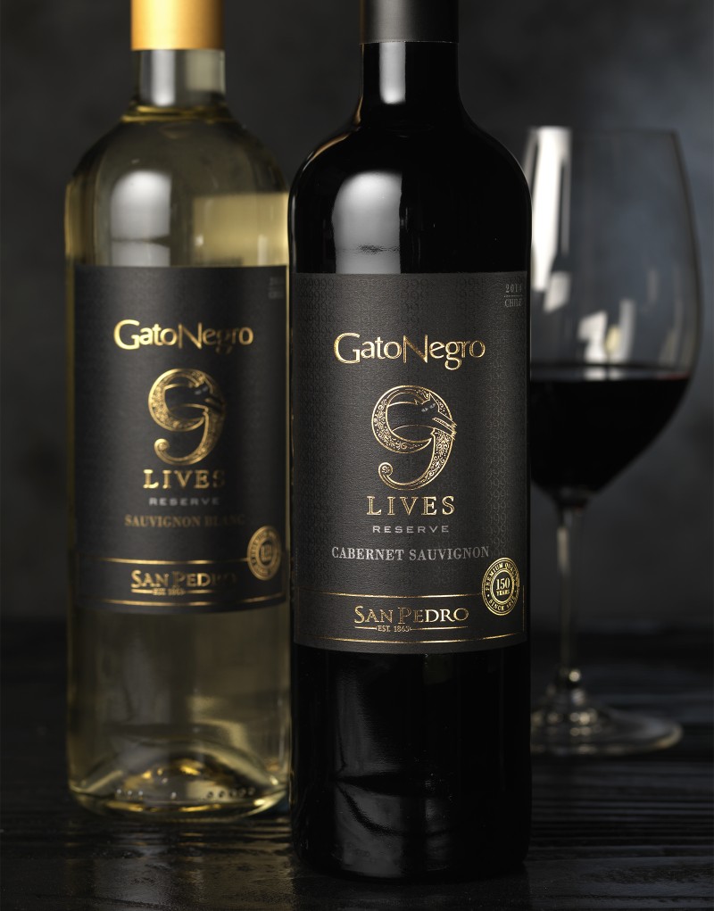 Gato Negro 9 Lives Wine Design | CF Napa Brand Design