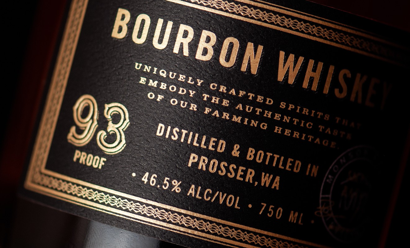 Monson Ranch DTC Whiskey Packaging Label Design Detail