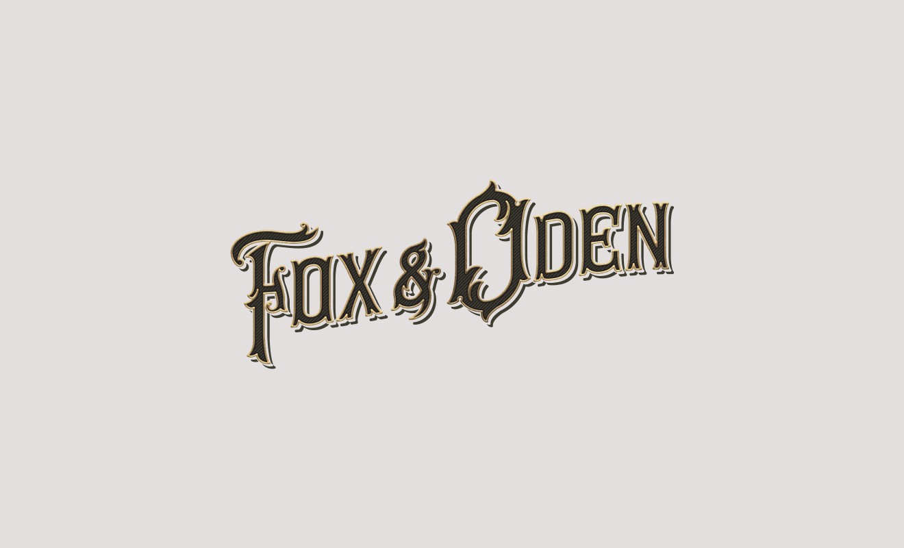 Fox & Oden Bourbon Logo Design