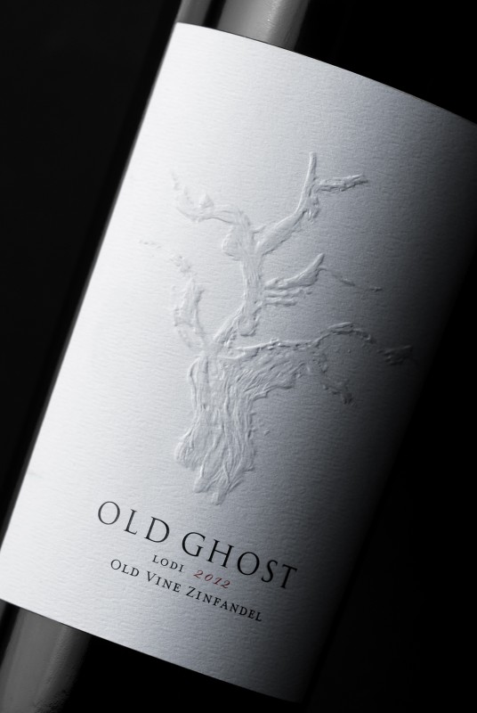 Old Ghost Wine Label Design Detail