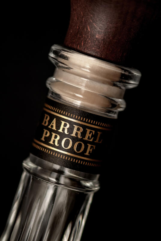 Olde Raleigh Barrel Proof Bourbon Whiskeys Spirits Packaging Design Neck Detail