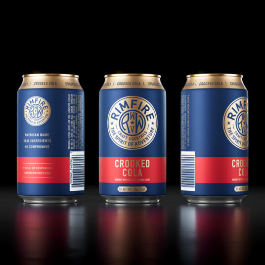 Rimfire Whiskey Canned Cocktails Spirits Packaging Design