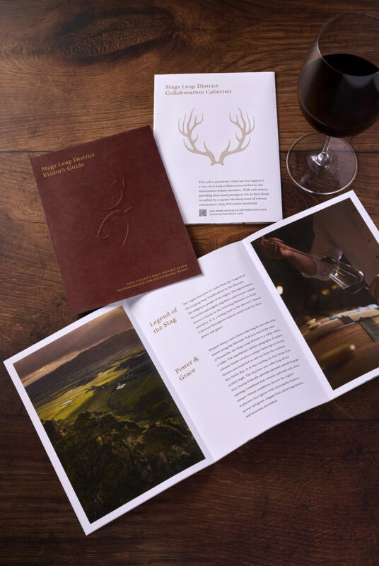 Stags Leap District Winegrowers Visitor's Guide Brochure Design