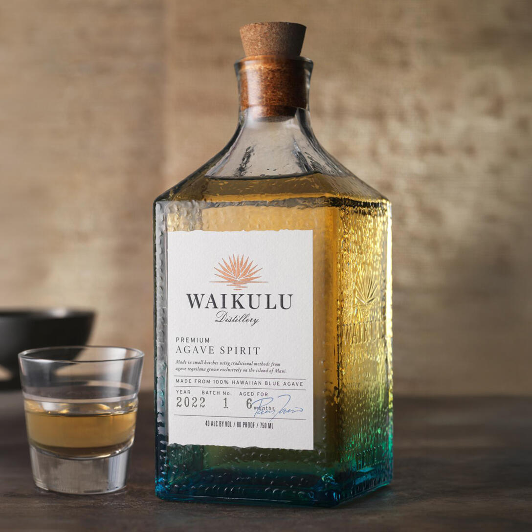 Waikulu Distillery Agave Spirit Packaging Design & Logo